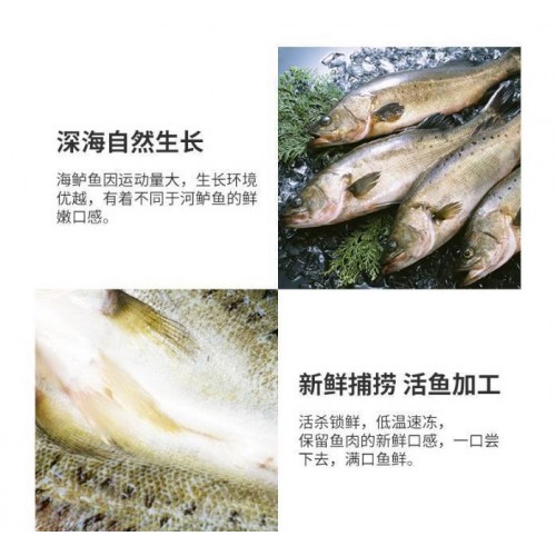 【梅杰】[郭家渔]海鲈鱼 500g/袋